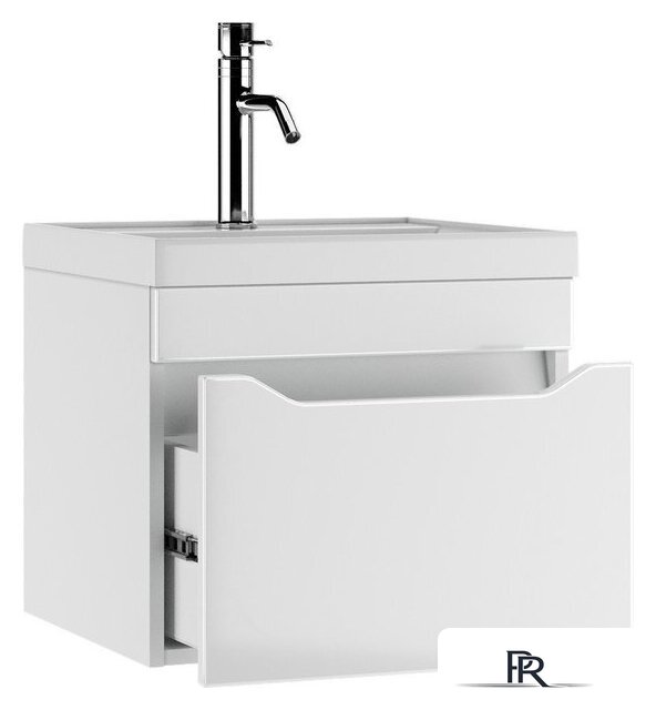  Айсберг Тумба под умывальник Bazis 50 Ева В1 DA5912T (с одним ящиком) - Изображение №3 — Интернет-магазин ПроЗаказ