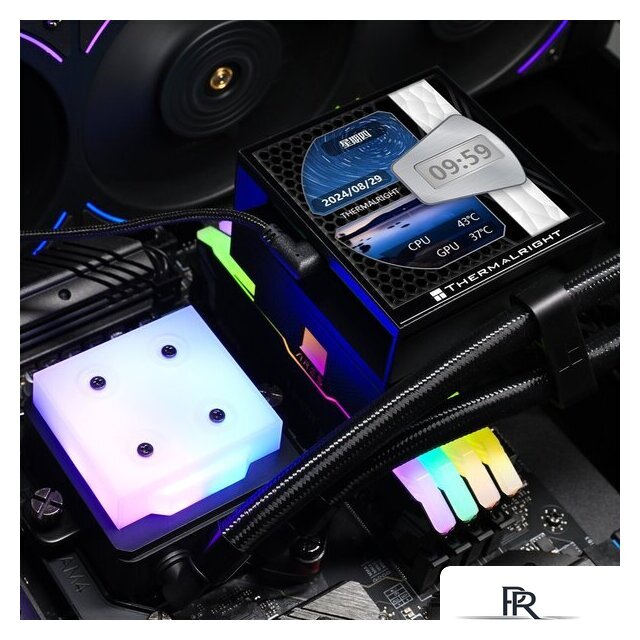 Система жидкостного охлаждения для процессора Thermalright Hyper Vision 360 UB ARGB (черный) - Изображение №8 — Интернет-магазин ПроЗаказ