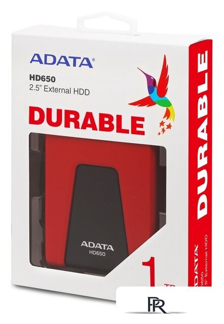 Внешний накопитель ADATA DashDrive Durable HD650 AHD650-1TU31-CRD 1TB (красный) - Изображение №7 — Интернет-магазин ПроЗаказ