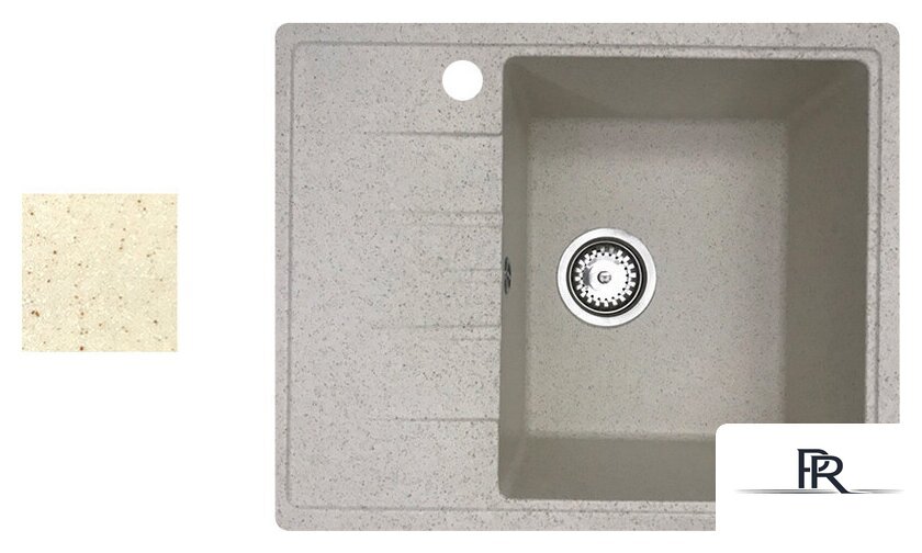 Кухонная мойка БелЭворс Mila R (бежевый, без сифона) - Изображение №1 — Интернет-магазин ПроЗаказ