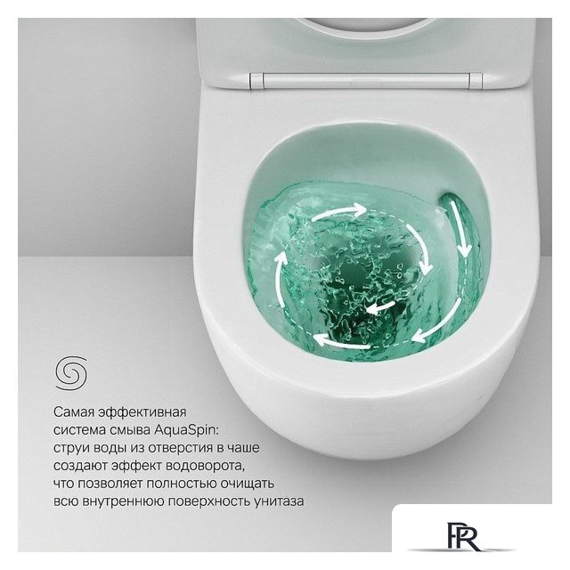 Унитаз подвесной AM.PM Like AquaSpin C801900SC - Изображение №8 — Интернет-магазин ПроЗаказ