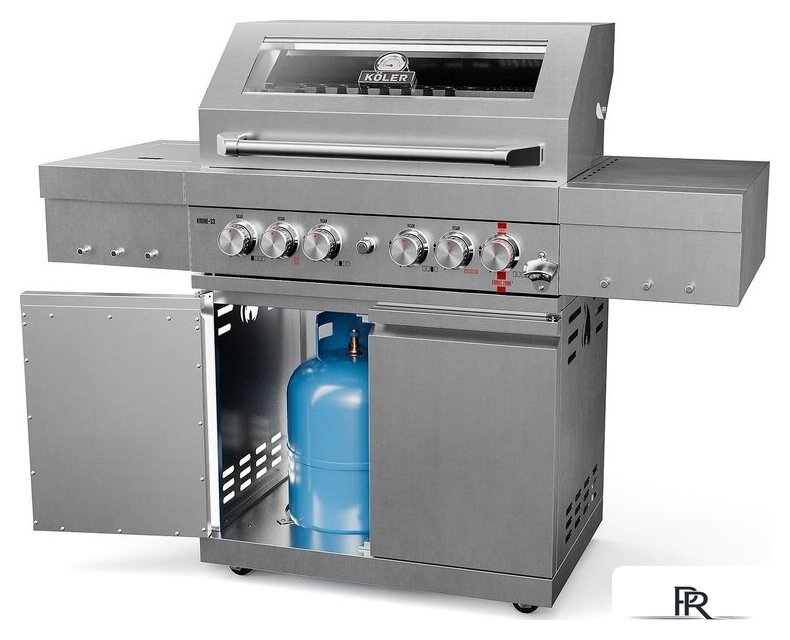Газовый гриль для дачи Koler Krone S3 Silver KK-S3/S - Изображение №9 — Интернет-магазин ПроЗаказ