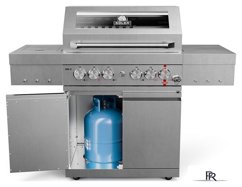 Газовый гриль для дачи Koler Krone S3 Silver KK-S3/S - Изображение №1 — Интернет-магазин ПроЗаказ