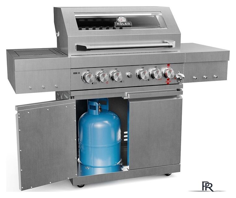 Газовый гриль для дачи Koler Krone S3 Silver KK-S3/S - Изображение №13 — Интернет-магазин ПроЗаказ