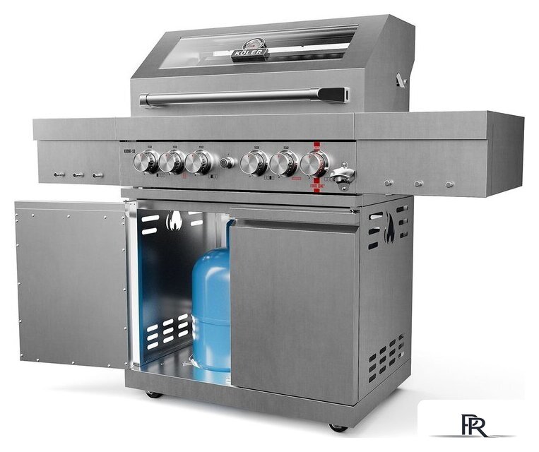 Газовый гриль для дачи Koler Krone S3 Silver KK-S3/S - Изображение №14 — Интернет-магазин ПроЗаказ