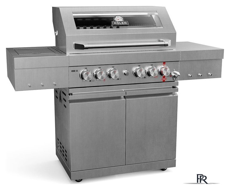 Газовый гриль для дачи Koler Krone S3 Silver KK-S3/S - Изображение №12 — Интернет-магазин ПроЗаказ