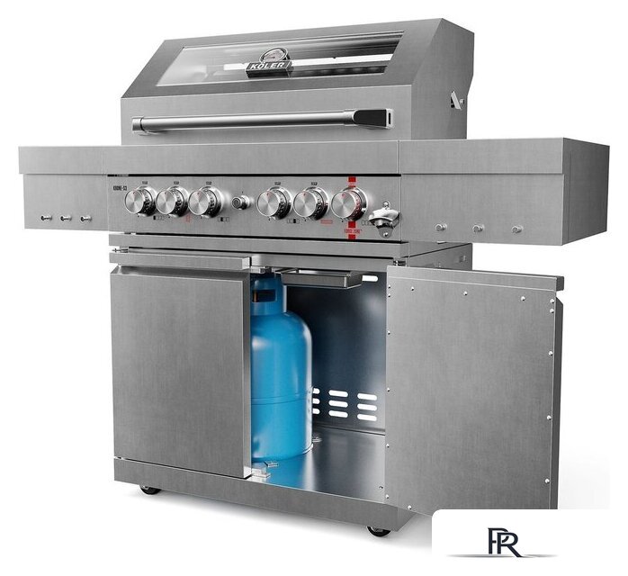 Газовый гриль для дачи Koler Krone S3 Silver KK-S3/S - Изображение №30 — Интернет-магазин ПроЗаказ