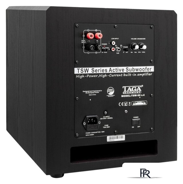 Проводной сабвуфер Taga Harmony TSW-90 V.4 (черный) - Изображение №2 — Интернет-магазин ПроЗаказ