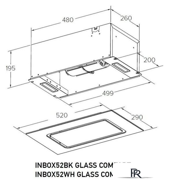 Кухонная вытяжка Meferi INBOX52BK Glass Comfort - Изображение №15 — Интернет-магазин ПроЗаказ