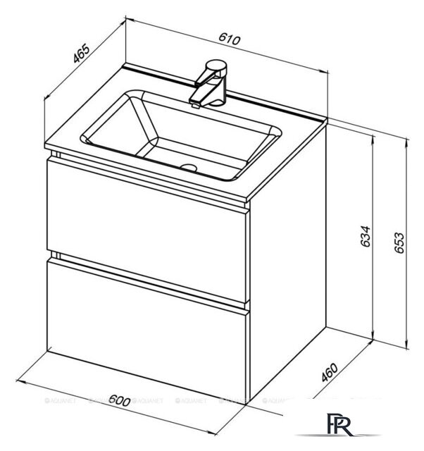  De Aqua Ариетта New 60 265579 - Изображение №2 — Интернет-магазин ПроЗаказ