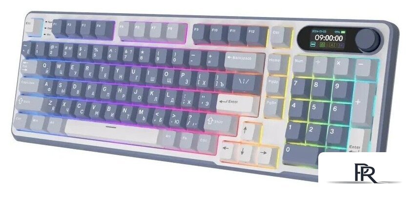 Клавиатура Royal Kludge RK-S98 RGB Ocean Blue (RK Cream) - Изображение №3 — Интернет-магазин ПроЗаказ