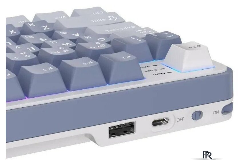 Клавиатура Royal Kludge RK-S98 RGB Ocean Blue (RK Cream) - Изображение №9 — Интернет-магазин ПроЗаказ