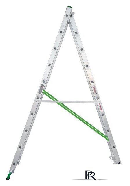 Лестница-стремянка Новая высота NV 222 алюминиевая двухсекционная 2x10 ступеней - Изображение №3 — Интернет-магазин ПроЗаказ