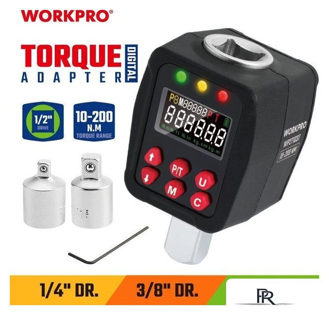 Динамометрический адаптер Workpro WP271037 - Изображение №1 — Интернет-магазин ПроЗаказ
