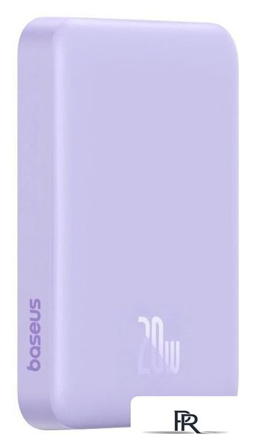 Внешний аккумулятор Baseus Magnetic Mini Air Wireless Fast Charge Power Bank 20W 10000mAh (сиреневый) - Изображение №4 — Интернет-магазин ПроЗаказ