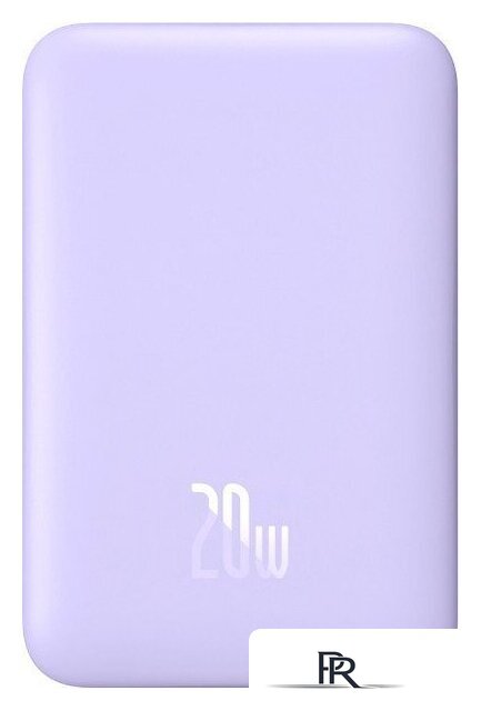 Внешний аккумулятор Baseus Magnetic Mini Air Wireless Fast Charge Power Bank 20W 10000mAh (сиреневый) - Изображение №1 — Интернет-магазин ПроЗаказ
