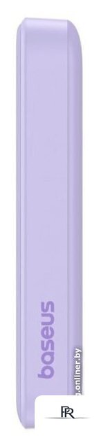 Внешний аккумулятор Baseus Magnetic Mini Air Wireless Fast Charge Power Bank 20W 10000mAh (сиреневый) - Изображение №5 — Интернет-магазин ПроЗаказ