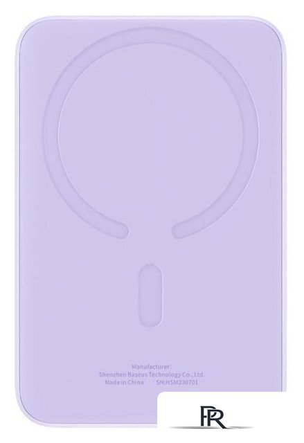 Внешний аккумулятор Baseus Magnetic Mini Air Wireless Fast Charge Power Bank 20W 10000mAh (сиреневый) - Изображение №2 — Интернет-магазин ПроЗаказ