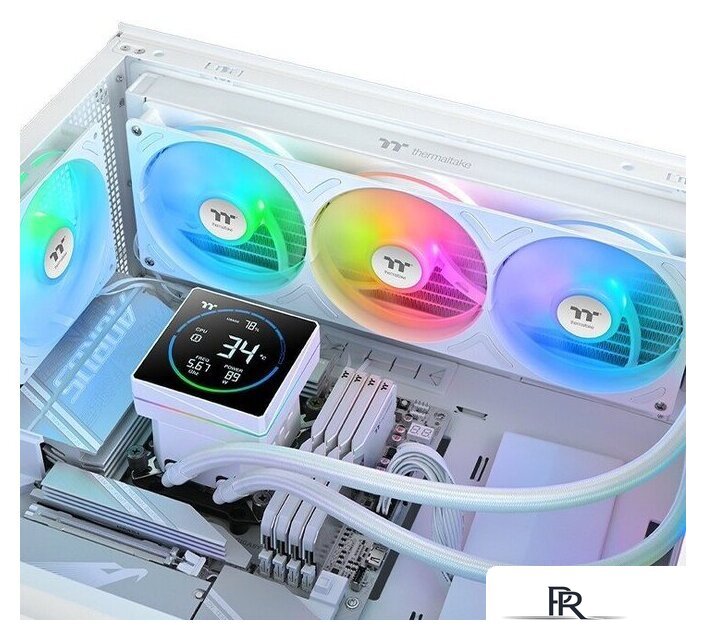 Система жидкостного охлаждения для процессора Thermaltake TH360-S V3 ARGB Sync Snow Edition CL-W472-PL12SW-A - Изображение №5 — Интернет-магазин ПроЗаказ