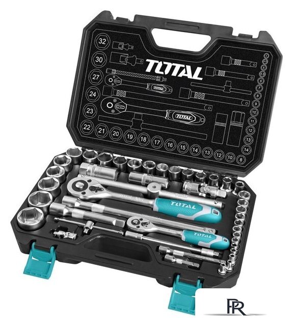 Универсальный набор инструментов Total THT421441 (44 предмета) - Изображение №1 — Интернет-магазин ПроЗаказ