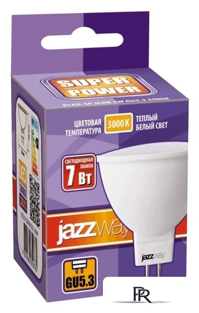 Светодиодная лампочка JAZZway PLED-SP JCDR 7w GU5.3 3000K 1033499 - Изображение №1 — Интернет-магазин ПроЗаказ