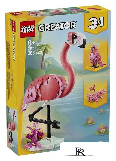 Конструктор LEGO Creator 3 в 1 31170 Розовый Фламинго - Изображение №1 — Интернет-магазин ПроЗаказ