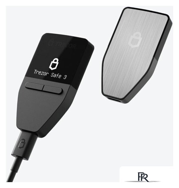 Аппаратный криптокошелек Trezor Safe 3 (серебристый) - Изображение №2 — Интернет-магазин ПроЗаказ