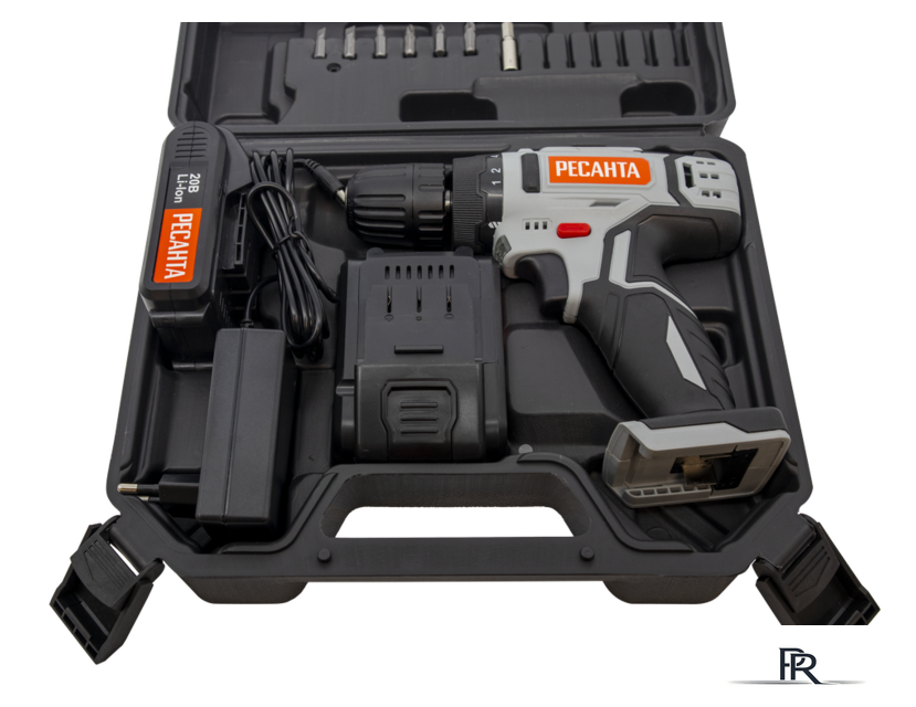 Дрель-шуруповерт Ресанта ДА-20-2ЛК (с 2-мя АКБ, кейс) - Изображение №7 — Интернет-магазин ПроЗаказ
