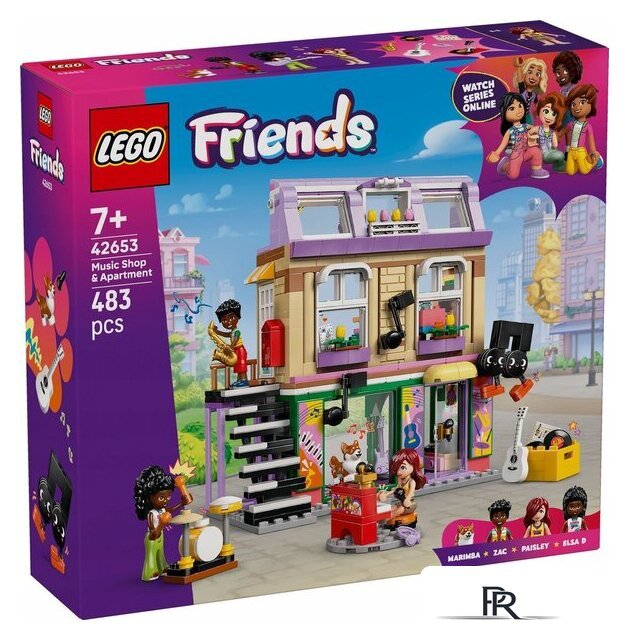 Конструктор LEGO Friends Музыкальный магазин и квартира 42653 - Изображение №1 — Интернет-магазин ПроЗаказ