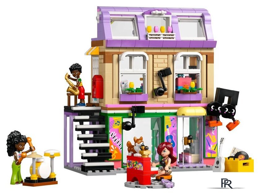 Конструктор LEGO Friends Музыкальный магазин и квартира 42653 - Изображение №2 — Интернет-магазин ПроЗаказ