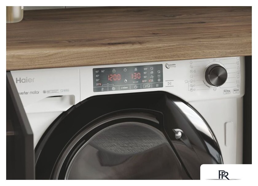 Стирально-сушильная машина Haier HWDQ90B416FWB-S - Изображение №3 — Интернет-магазин ПроЗаказ