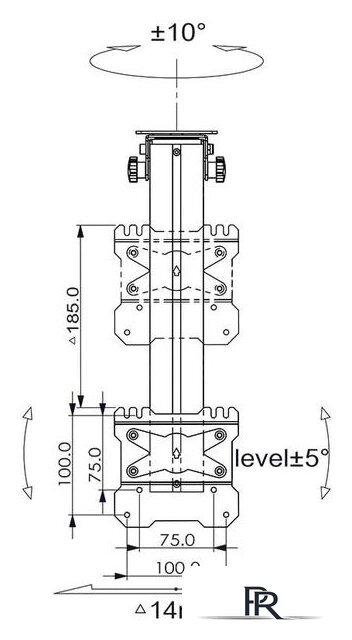 Кронштейн для телевизора Onkron CR1S - Изображение №2 — Интернет-магазин ПроЗаказ