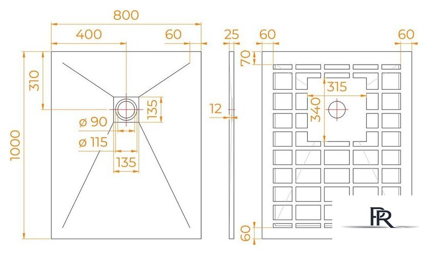 Душевой поддон RGW Stone Tray-W 14152810-01-11 - Изображение №5 — Интернет-магазин ПроЗаказ