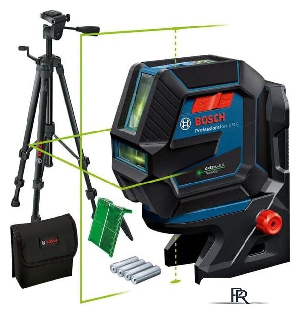Лазерный нивелир Bosch GCL 2-50 G Professional 0601066M01 (RM 10+BT 150) - Изображение №1 — Интернет-магазин ПроЗаказ