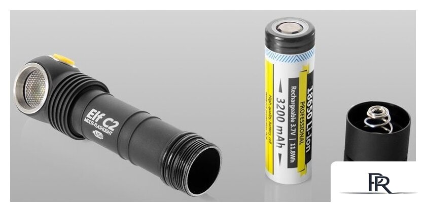 Фонарь Armytek Elf C2 Micro-USB XP-L (White) + 18650 Li-Ion - Изображение №4 — Интернет-магазин ПроЗаказ