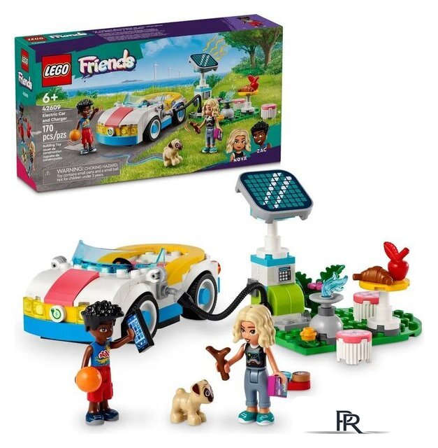 Конструктор LEGO Friends Электромобиль и зарядное устройство 42609 - Изображение №3 — Интернет-магазин ПроЗаказ