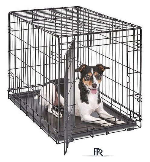 Клетка Midwest iCrate для собак 1 дверь 1530 (76x48x53см, черный) - Изображение №3 — Интернет-магазин ПроЗаказ