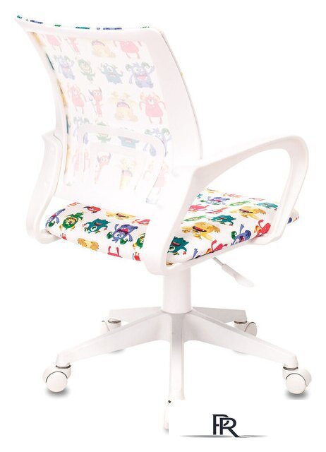 Офисное кресло Бюрократ Burokids 1W 1687096 (белый/пластик белый) - Изображение №4 — Интернет-магазин ПроЗаказ
