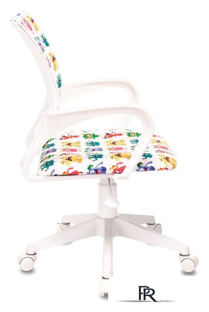 Офисное кресло Бюрократ Burokids 1W 1687096 (белый/пластик белый) - Изображение №3 — Интернет-магазин ПроЗаказ