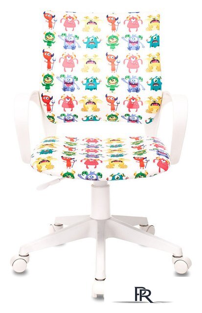 Офисное кресло Бюрократ Burokids 1W 1687096 (белый/пластик белый) - Изображение №6 — Интернет-магазин ПроЗаказ