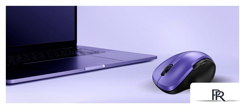 Мышь Genius Ergo 8200S (фиолетовый) - Изображение №4 — Интернет-магазин ПроЗаказ