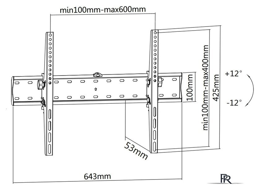 Кронштейн для телевизора Ultramounts UM839T - Изображение №2 — Интернет-магазин ПроЗаказ