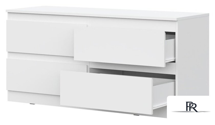 Комод НК-Мебель Stern ТВ-4Я 127 72677769 (белый) - Изображение №2 — Интернет-магазин ПроЗаказ