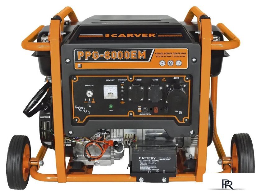 Бензиновый генератор Carver PPG-8000EM - Изображение №1 — Интернет-магазин ПроЗаказ
