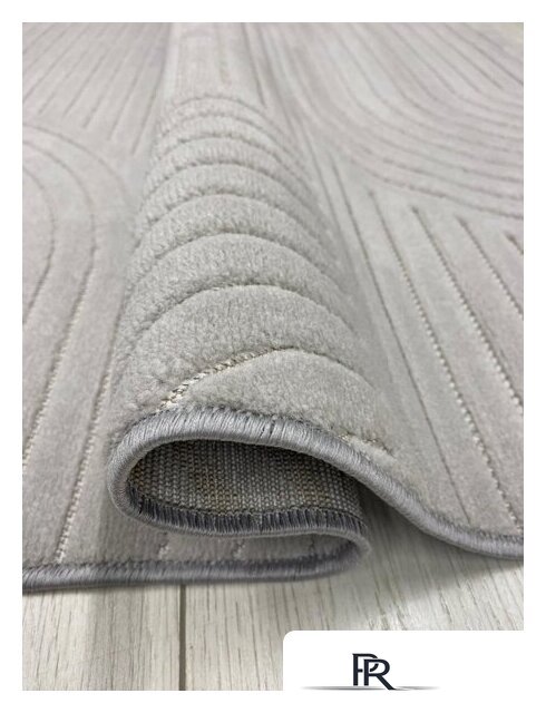 Ковер для жилой комнаты Radjab Carpet Сканди Сизаль Прямоугольник 10949A 13046RK (1.6x3, Grey/Grey) - Изображение №4 — Интернет-магазин ПроЗаказ