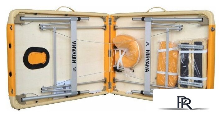 Массажный стол DFC Nirvana Elegant Premium TS2010-OB2 (оранжевый/бежевый) - Изображение №4 — Интернет-магазин ПроЗаказ