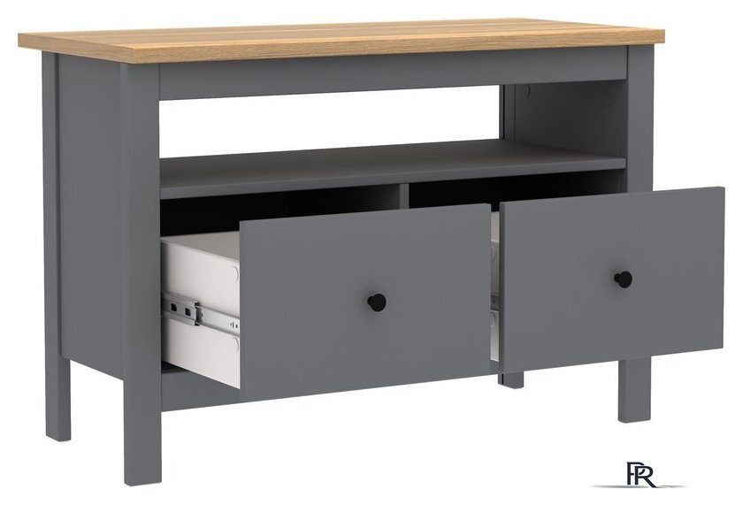 Тумба Mio Tesoro Сага 2 ящика 2.08.03.080.15 (серый/ясень) - Изображение №2 — Интернет-магазин ПроЗаказ