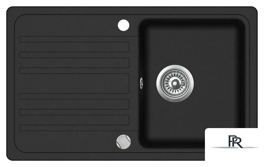 Кухонная мойка Aquasanita Notus SQ101AW (black metallic 601) - Изображение №1 — Интернет-магазин ПроЗаказ