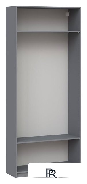 Шкаф-купе Mio Tesoro Макс 100x36x233 2.06.07.260.4 (серый) - Изображение №2 — Интернет-магазин ПроЗаказ