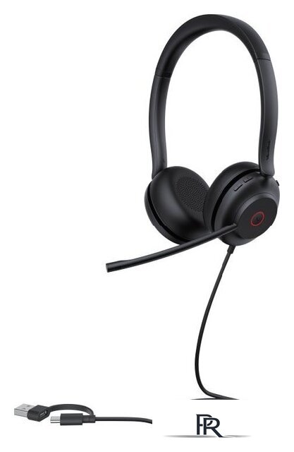 Офисная гарнитура Yealink UH35 Dual USB-C/A Teams - Изображение №1 — Интернет-магазин ПроЗаказ